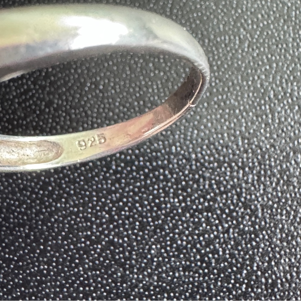 925 Silver”Diva”Ring size 8.5 - Picture 2 of 5